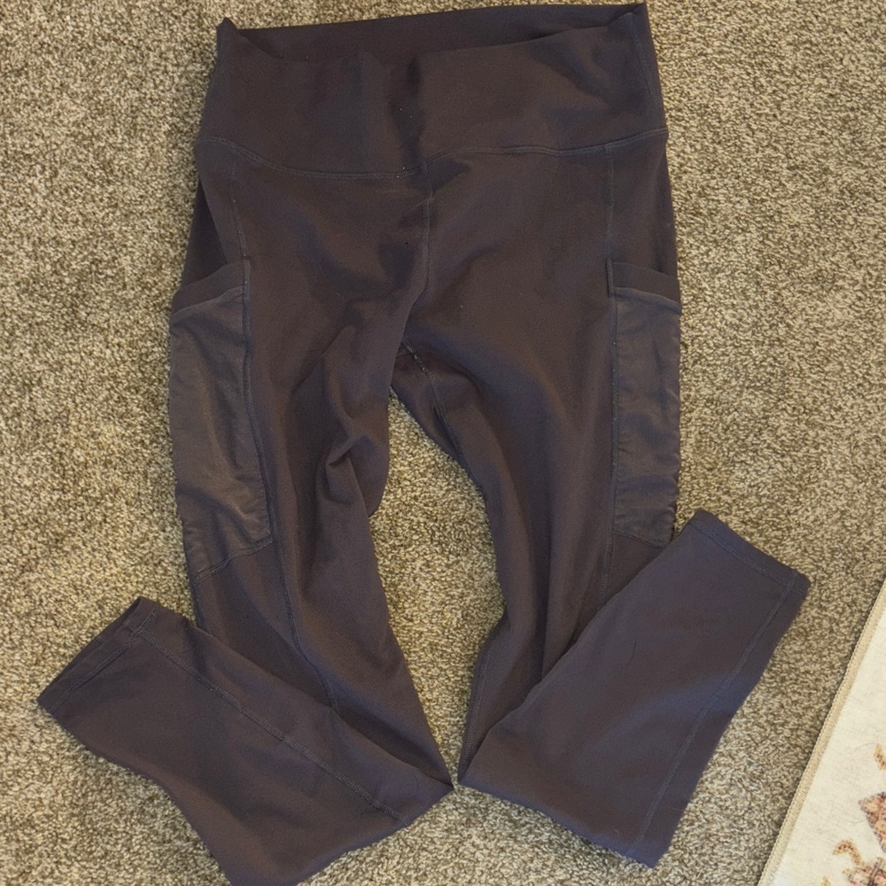 Purple Fabletics High-Waisted Leggings